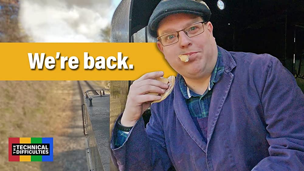 Adventures, the Technical Difficulties Series Gary cooks bacon on a steam engine's firebox