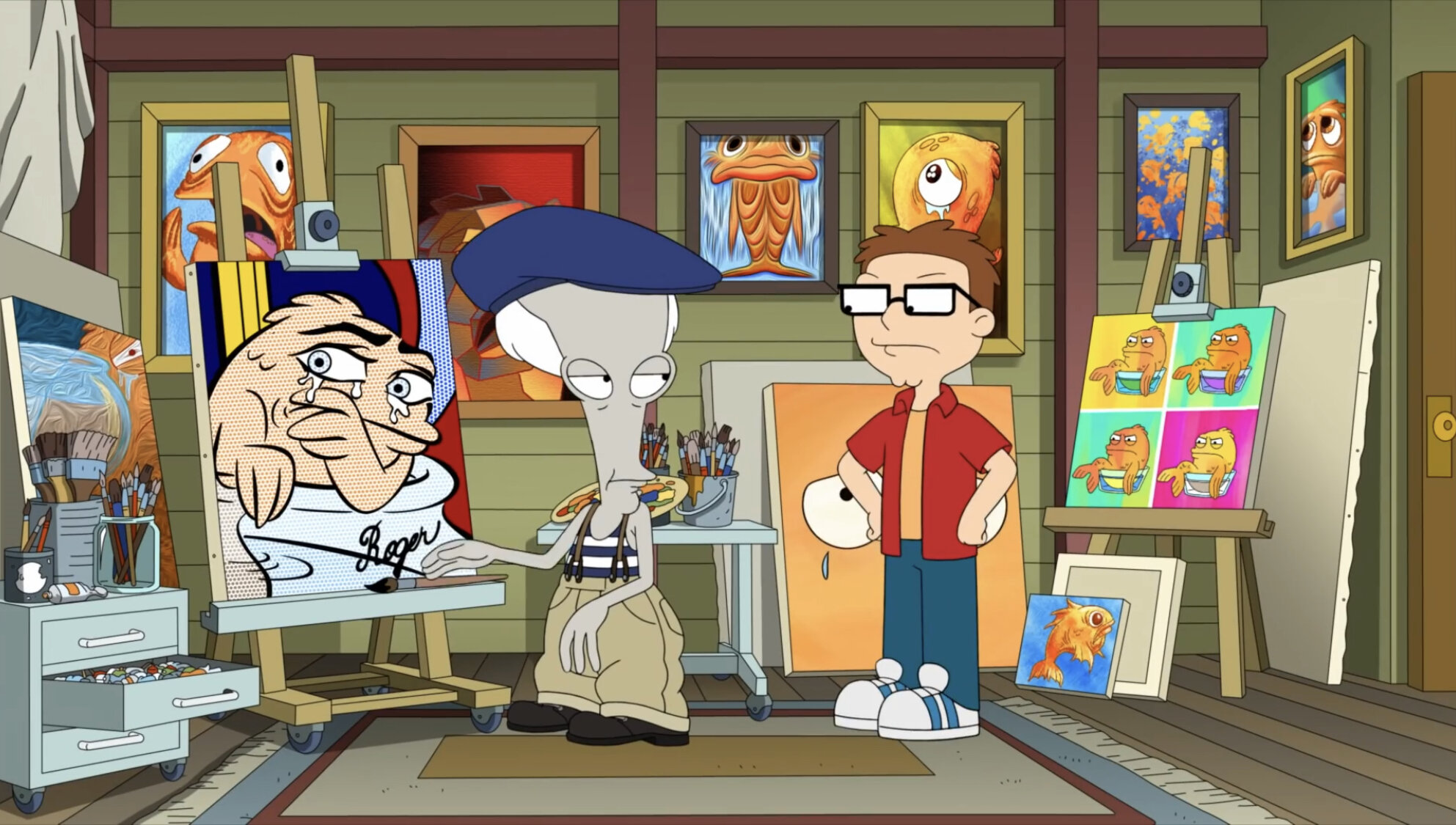 American Dad S17E9 Mused and Abused
