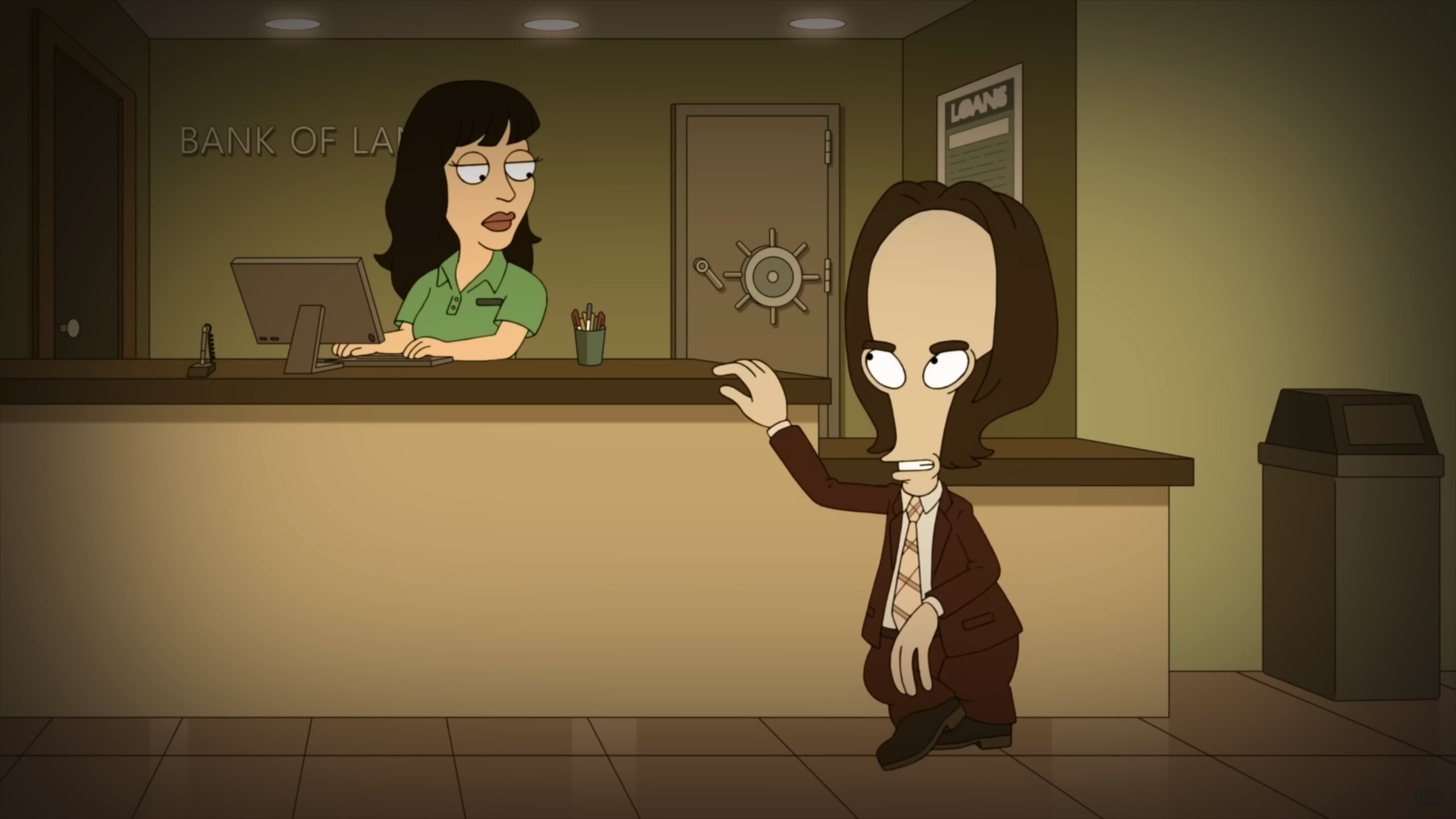 American Dad S20E1 The Grocery Store Bank