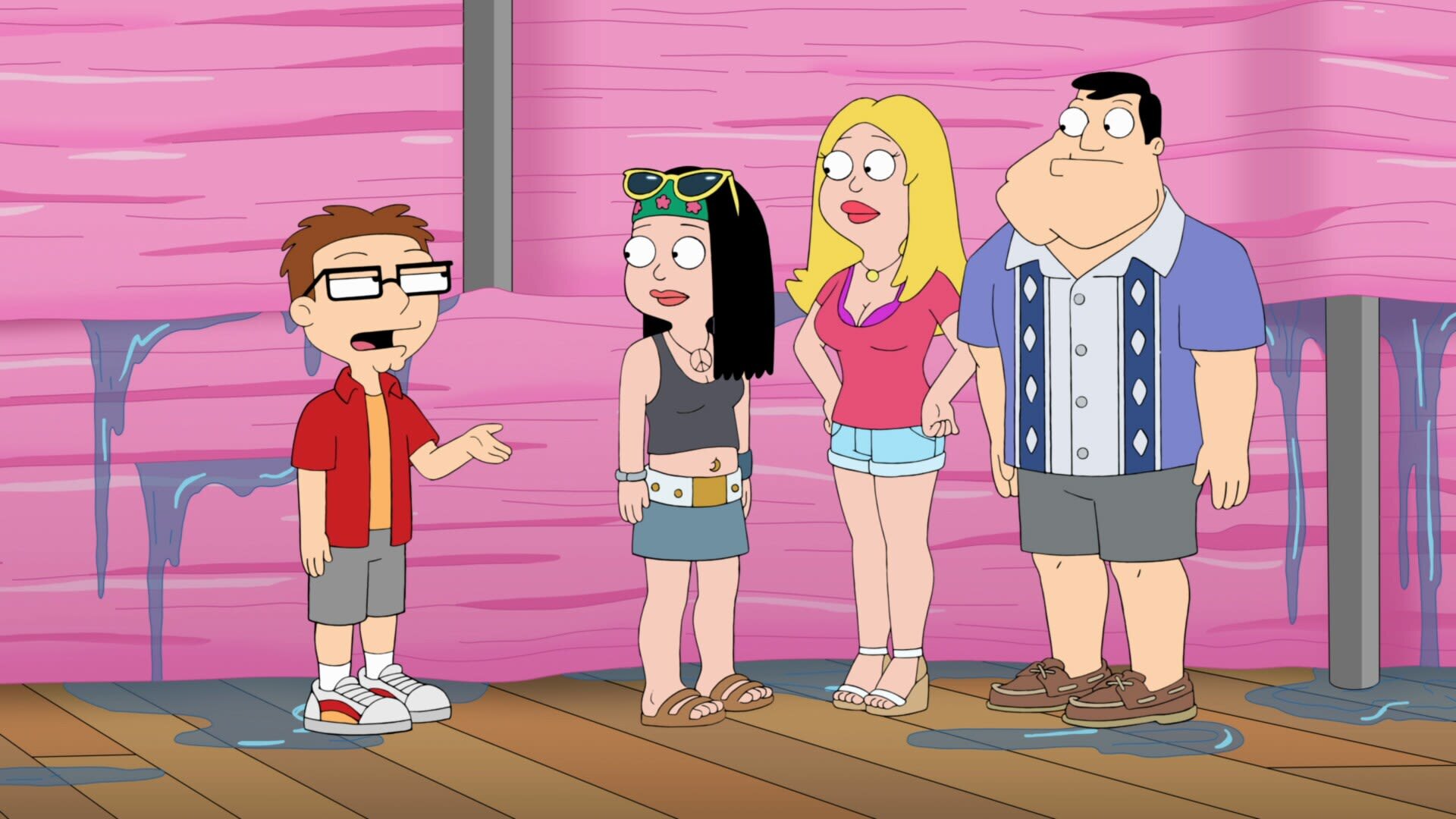 American Dad S20E5 Under (and Over, and Beside) the Boardwalk