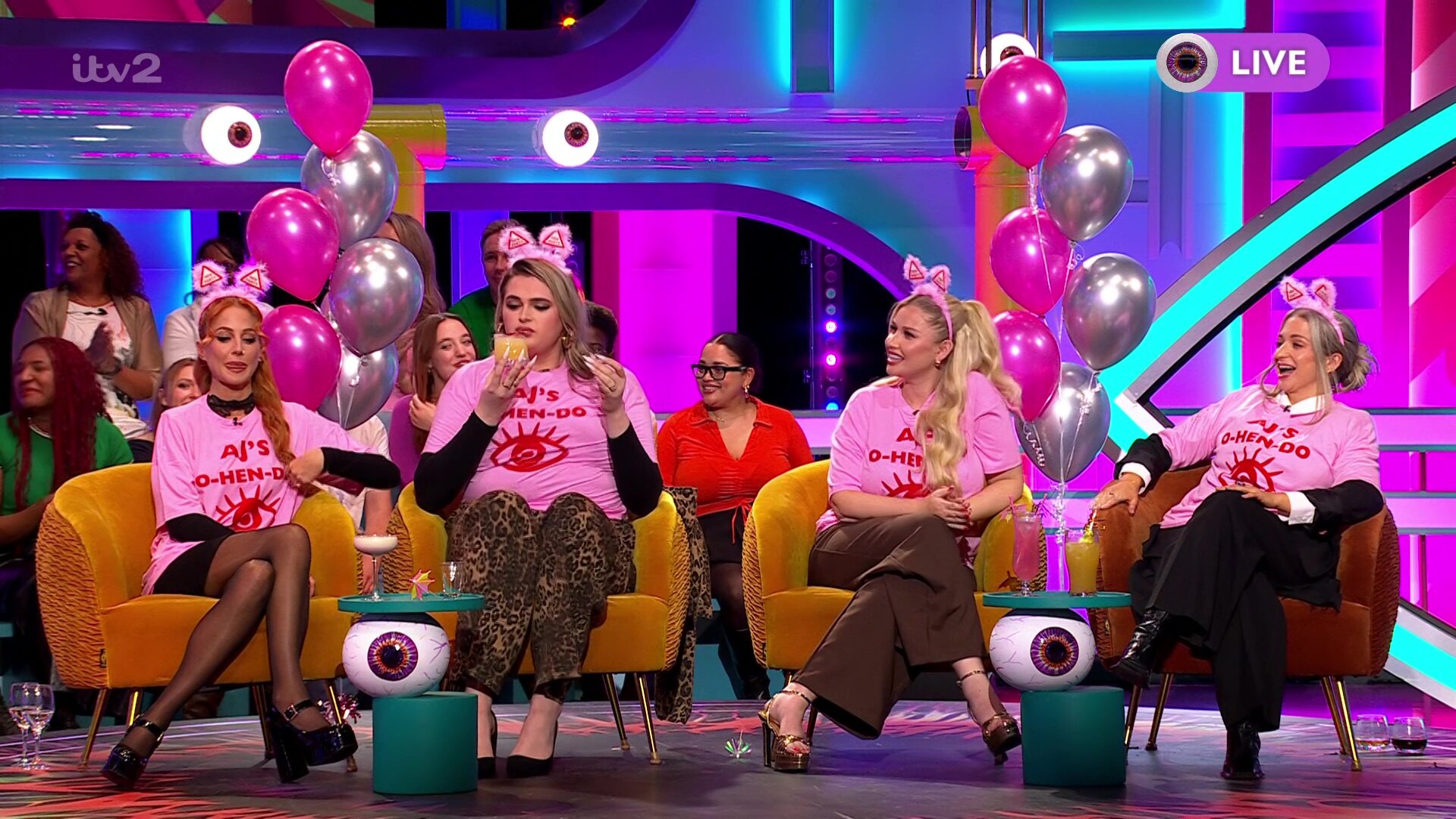 Big Brother: Late & Live S3E22 Ali Bromley, Hallie Clarke, Amy Heart & Harriet Rose