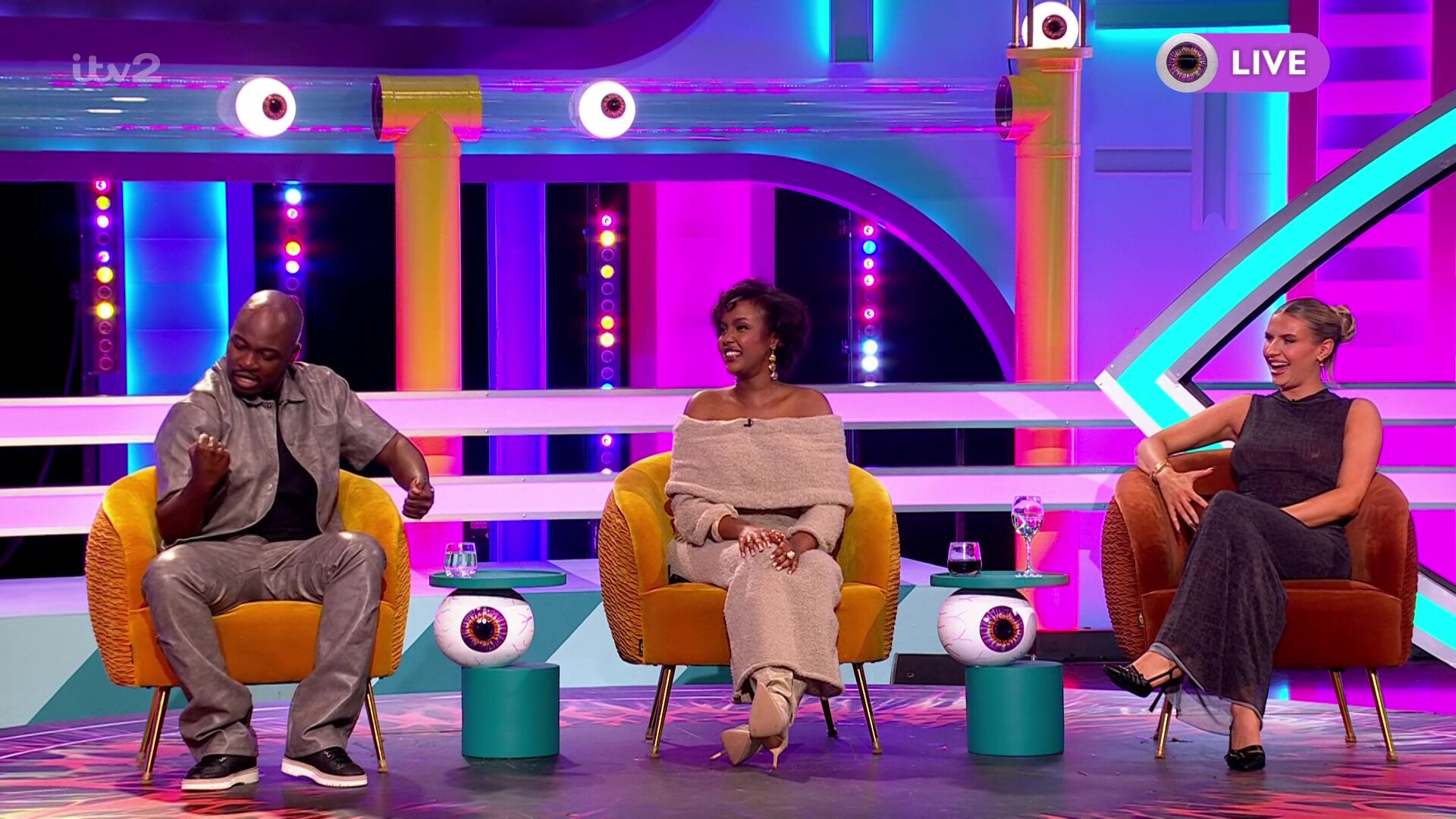 Big Brother: Late & Live S3E27 Eddie Kadi, Hanah Haji & Chloe Burrows