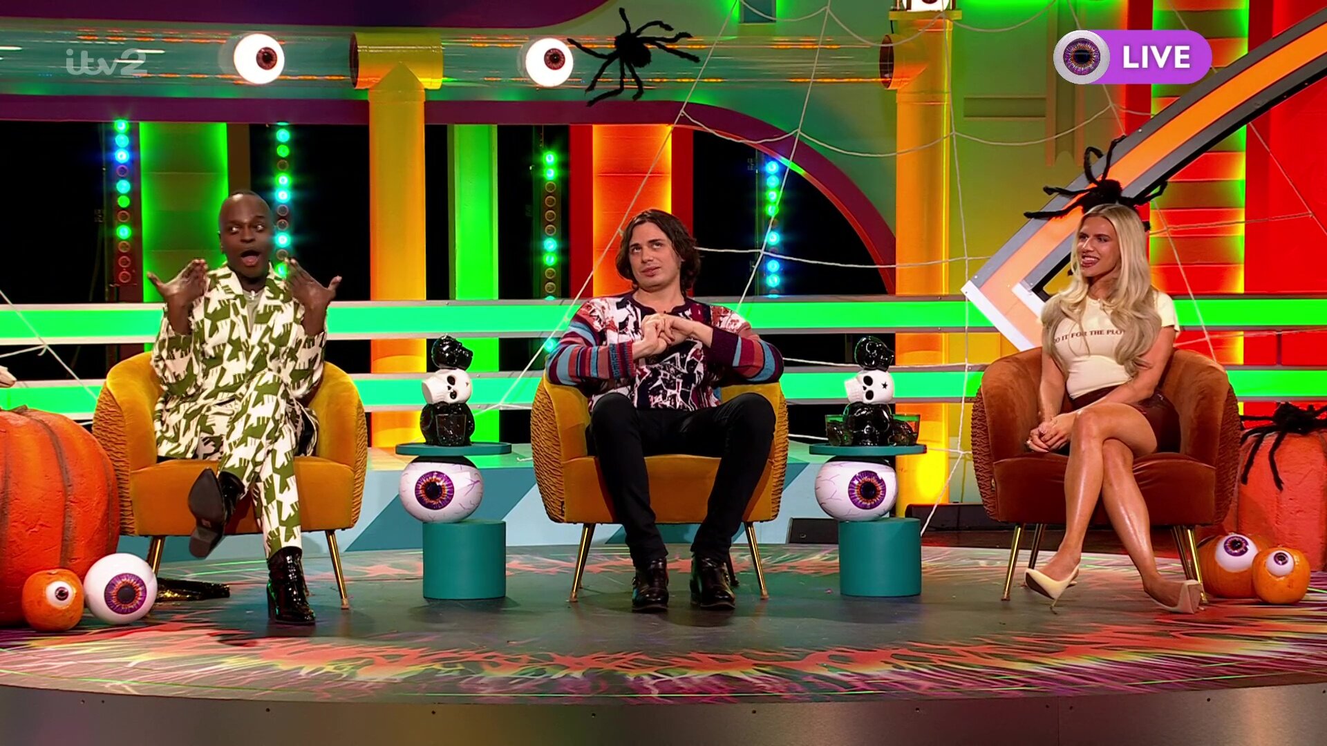 Big Brother: Late & Live S3E28 Will Njobvu, Jordan Sangha & Chloe Burrows