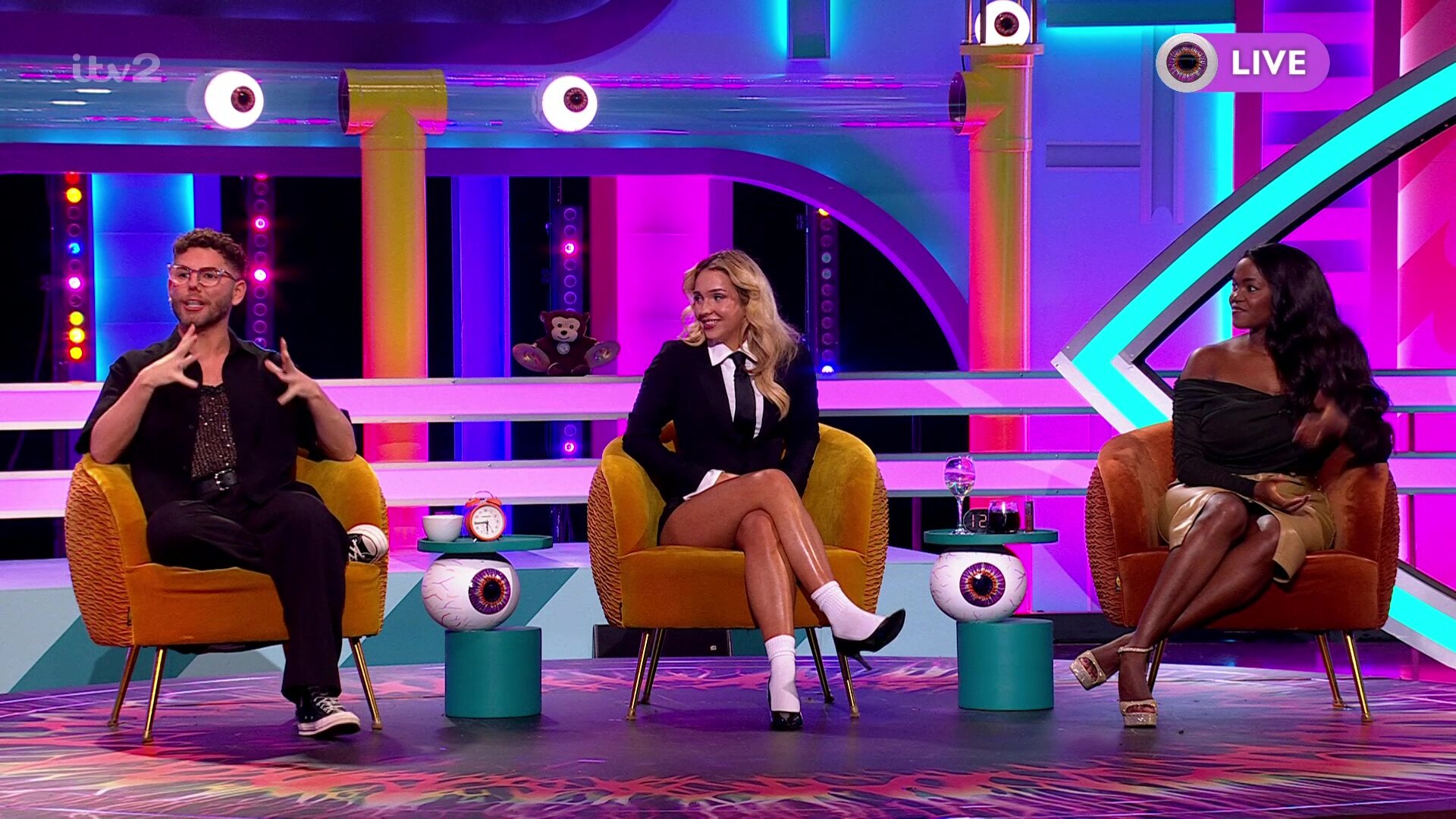 Big Brother: Late & Live S3E35 Dean McCullough, Lily Benson & Oti Mabuse