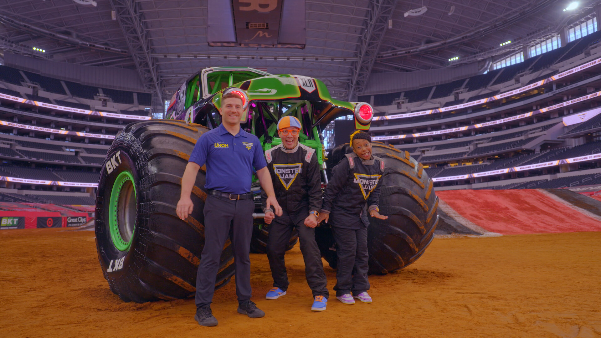 Blippi's Job Show S1E2 Monster Jam Drivers