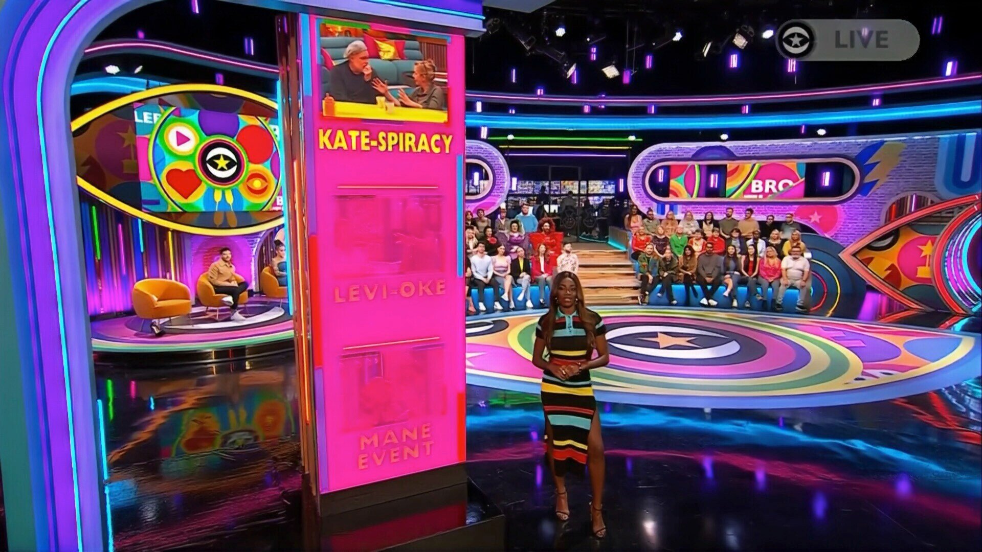 Celebrity Big Brother: Late & Live S1E2 Oti Mabuse, Jordan North, Yinka Bokinni