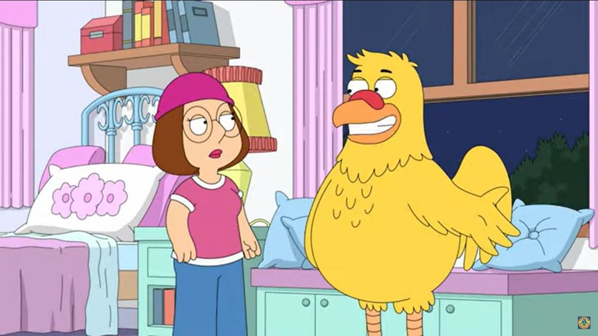 Family Guy S23E5 The Chicken or the Meg