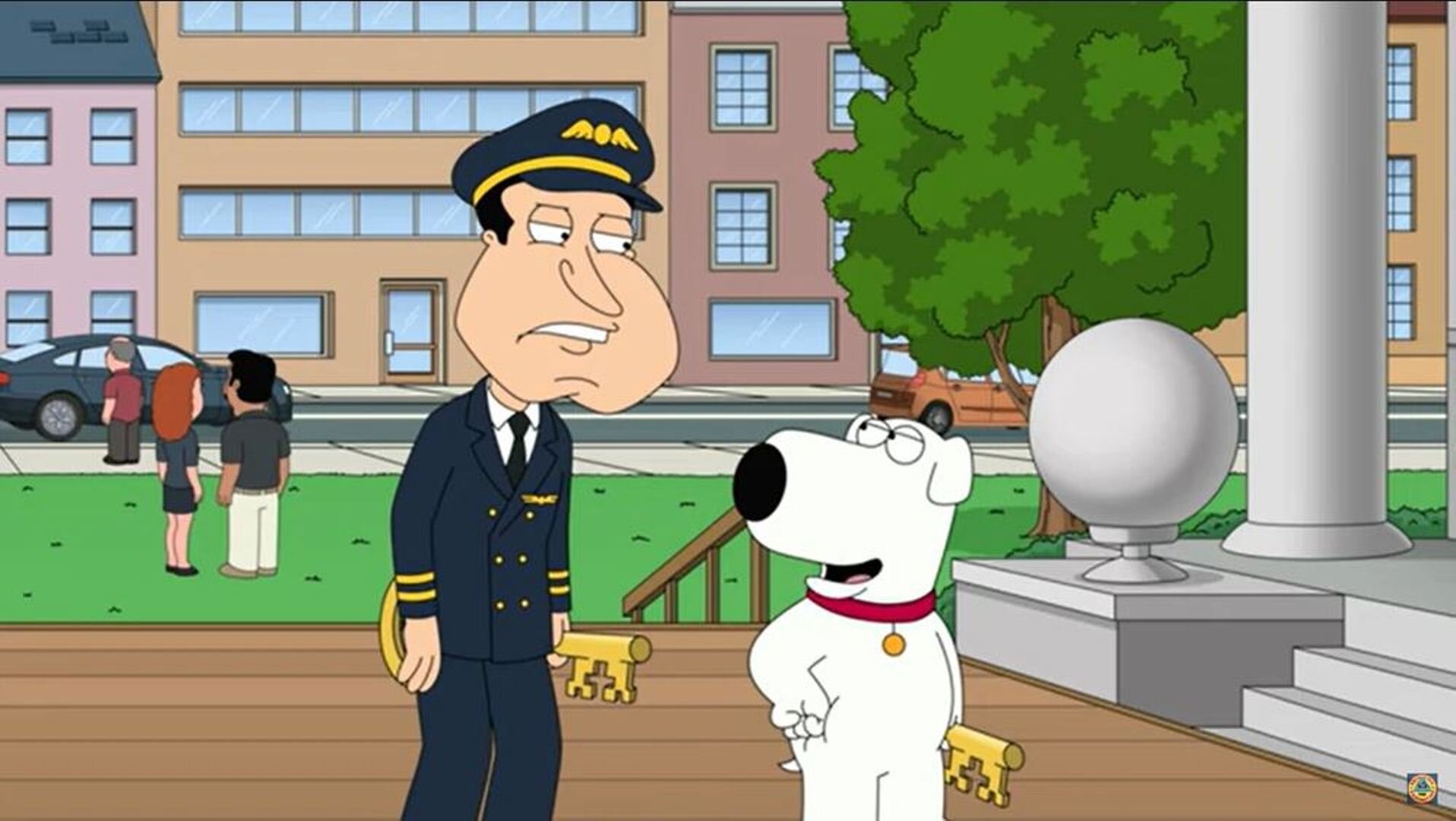 Family Guy S23E6 Dog Is My Co-Pilot
