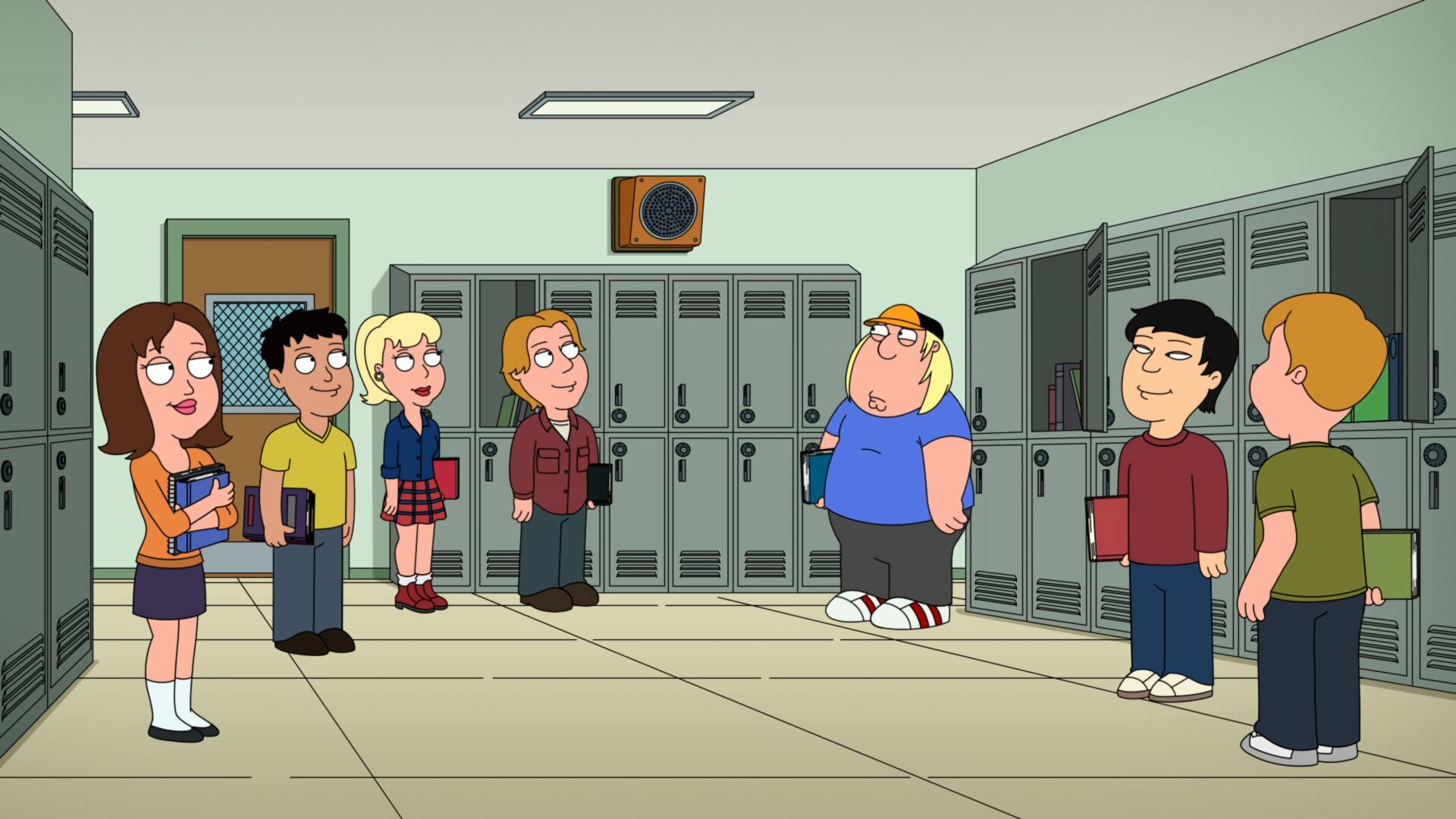 Family Guy S23E8 Hard Times at Adam West High