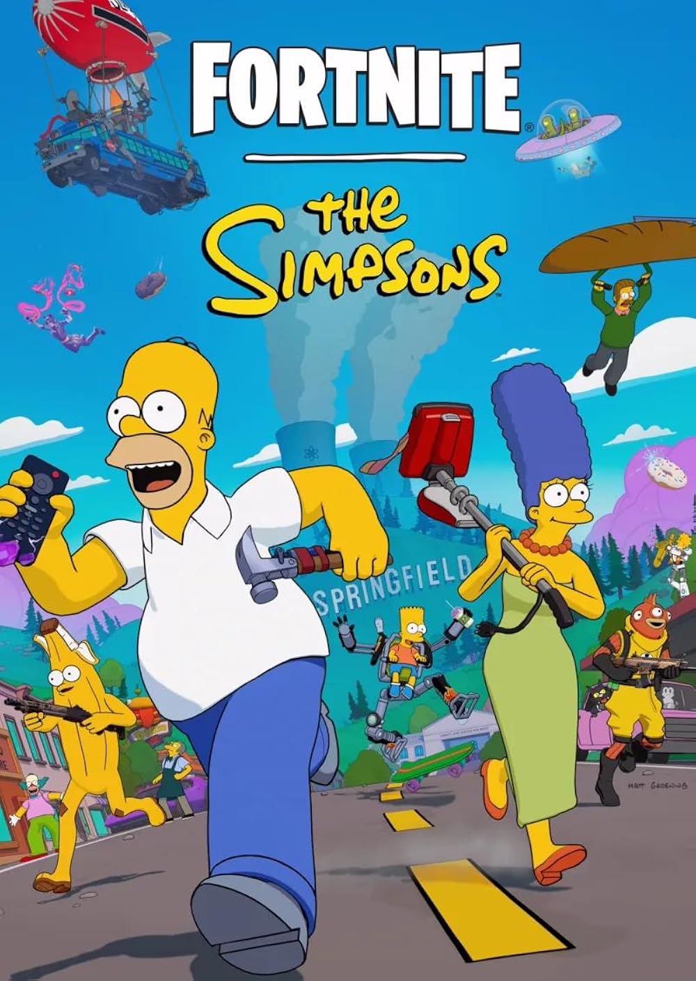 Fortnite x the Simpsons