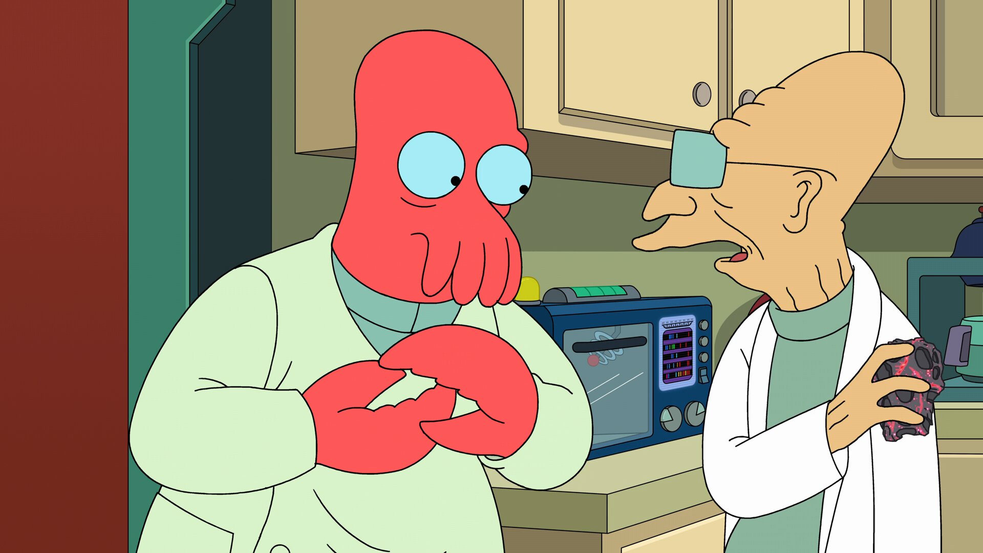 Futurama S13E8 Crab Splatter