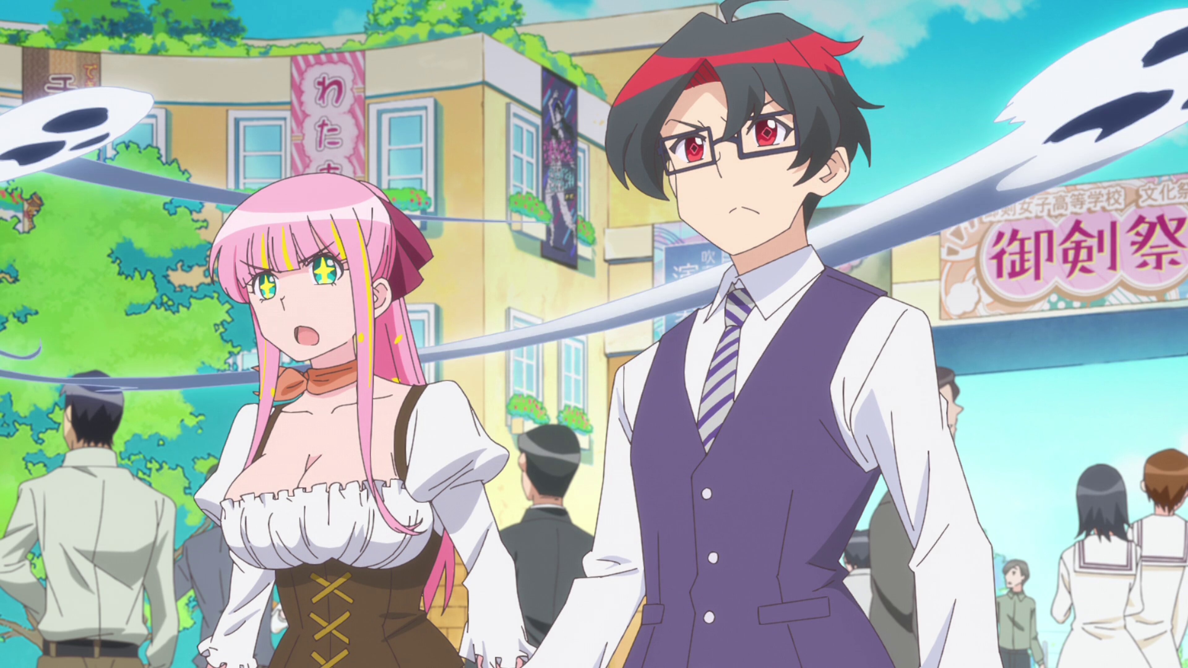 Hanaori-san wa Tensei Shite mo Kenka ga Shitai S1E9 Scream
