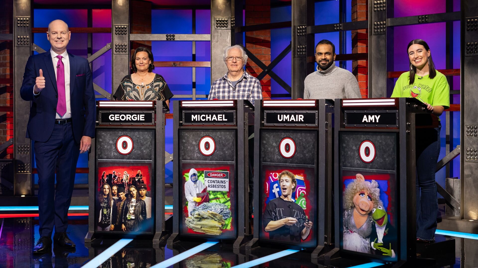 Hard Quiz S10E22 The Muppets, Pearl Jam, Meta & Fireproof Asbestos