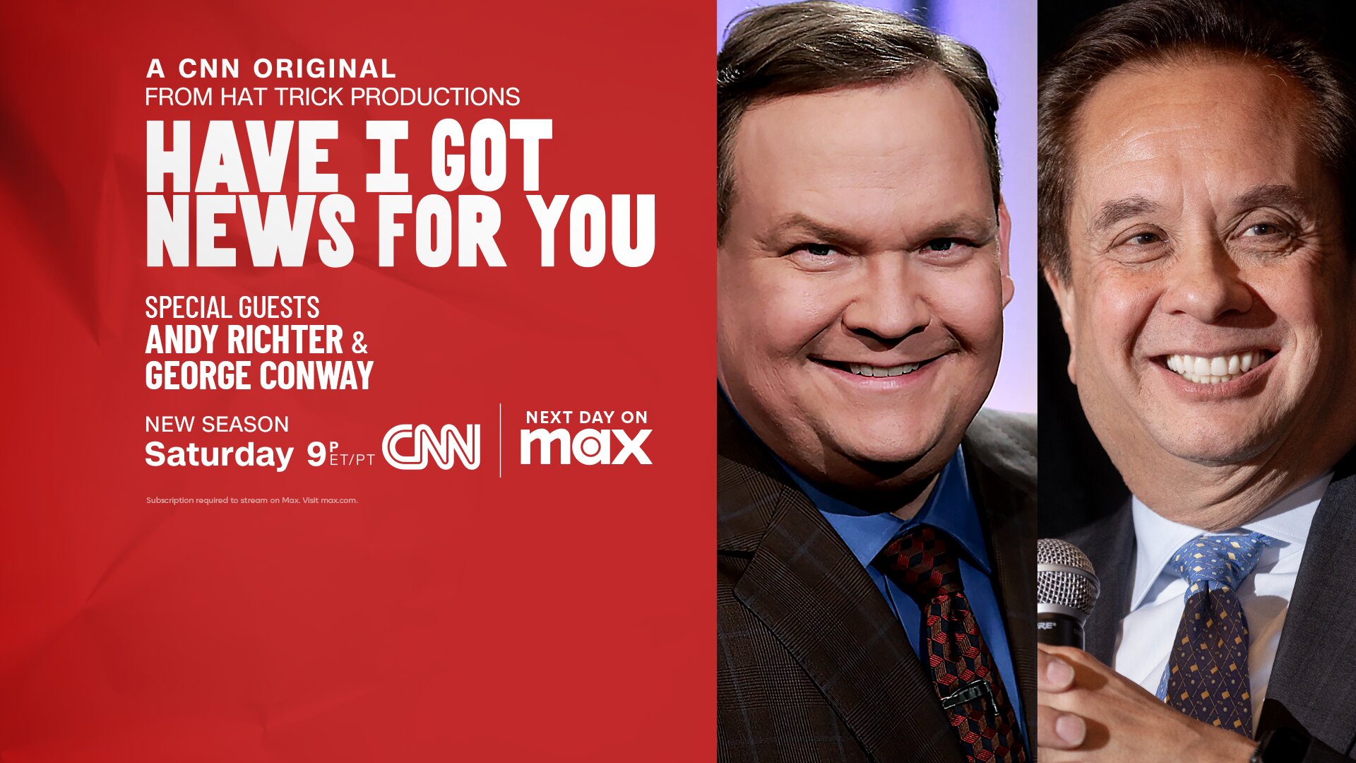 Have I Got News for You S2E1 George Conway, Andy Richter