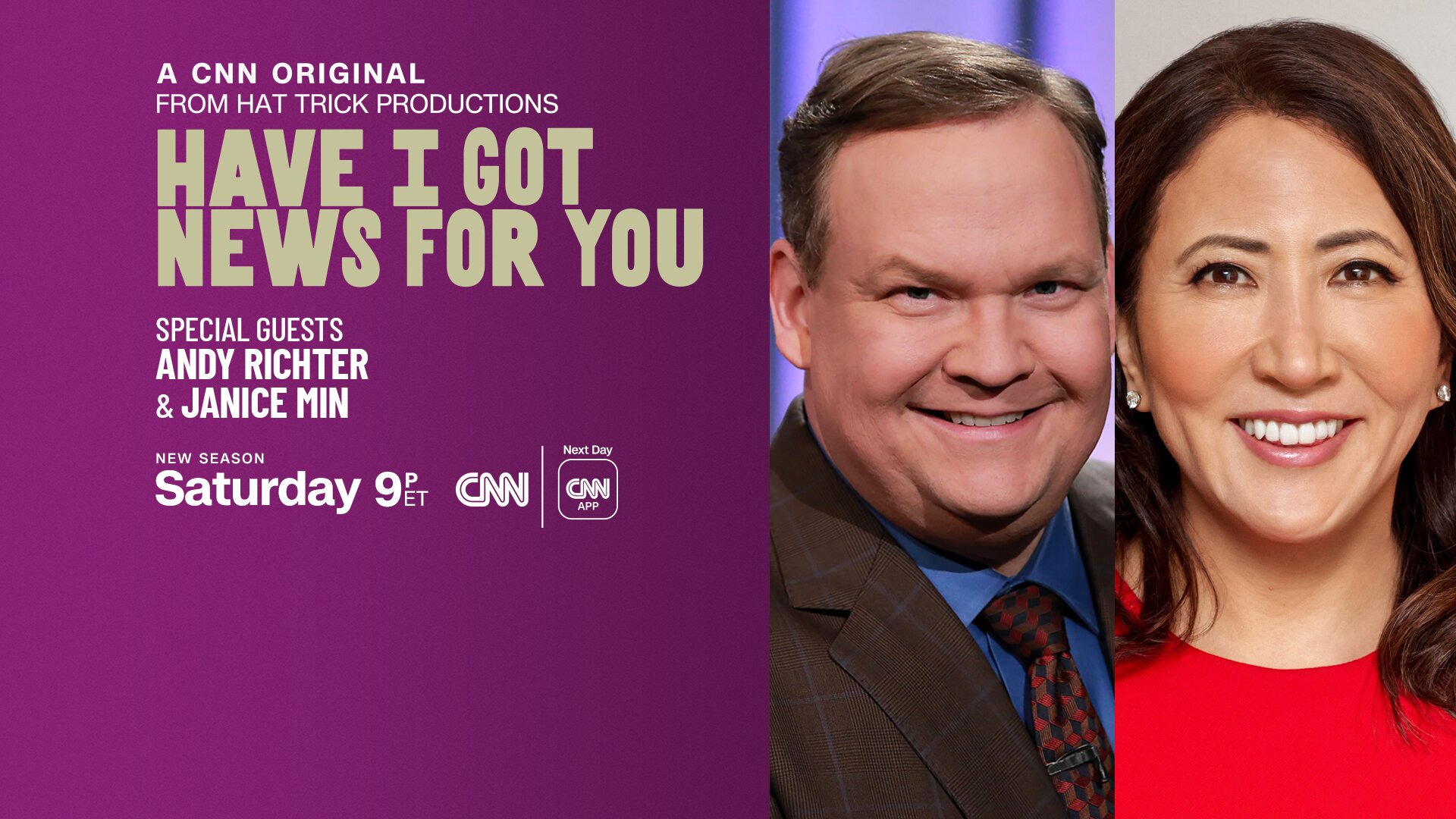 Have I Got News for You S4E1 Andy Richter, Janice Min