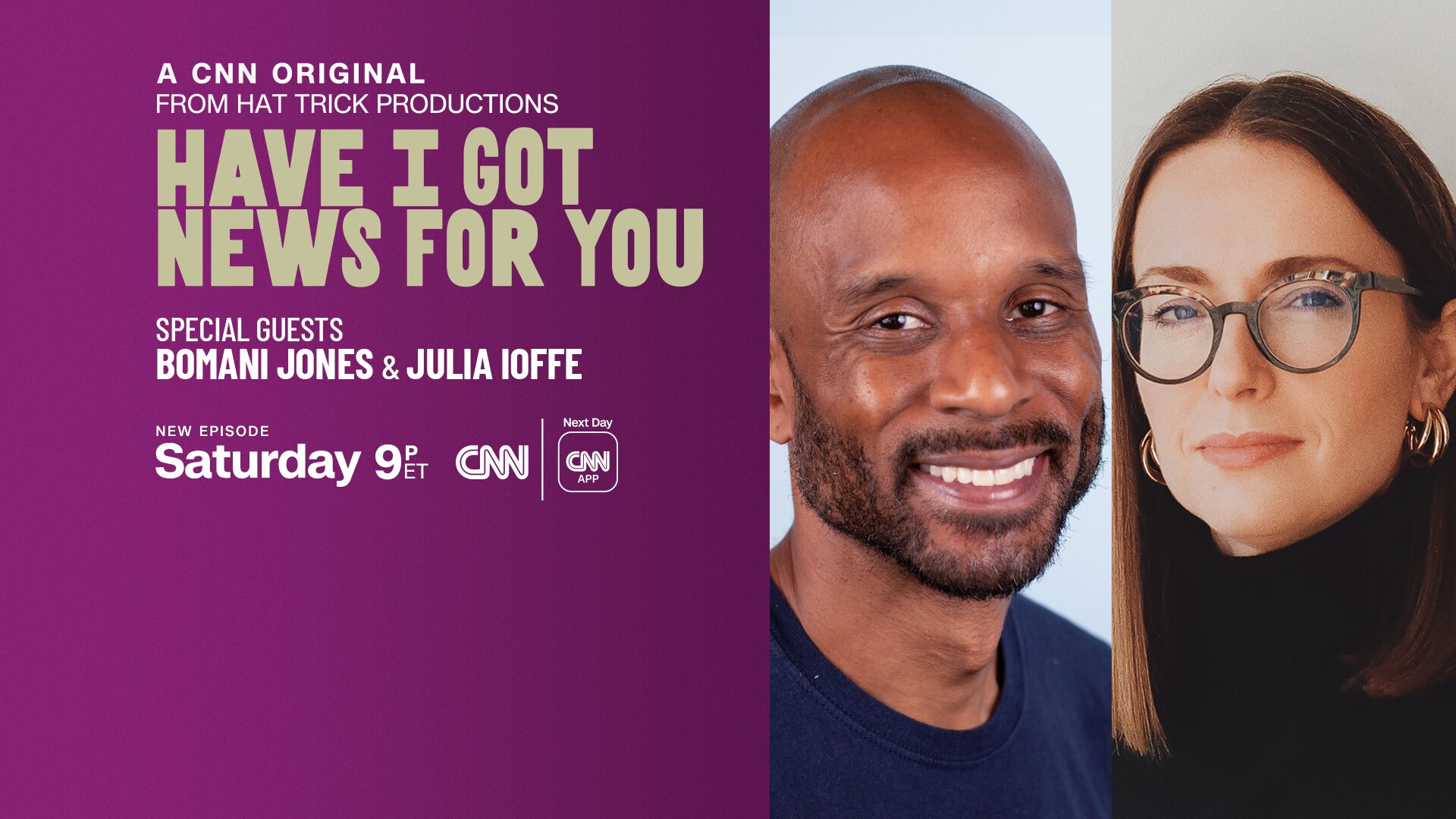 Have I Got News for You S4E6 Bomani Jones, Julia Ioffe