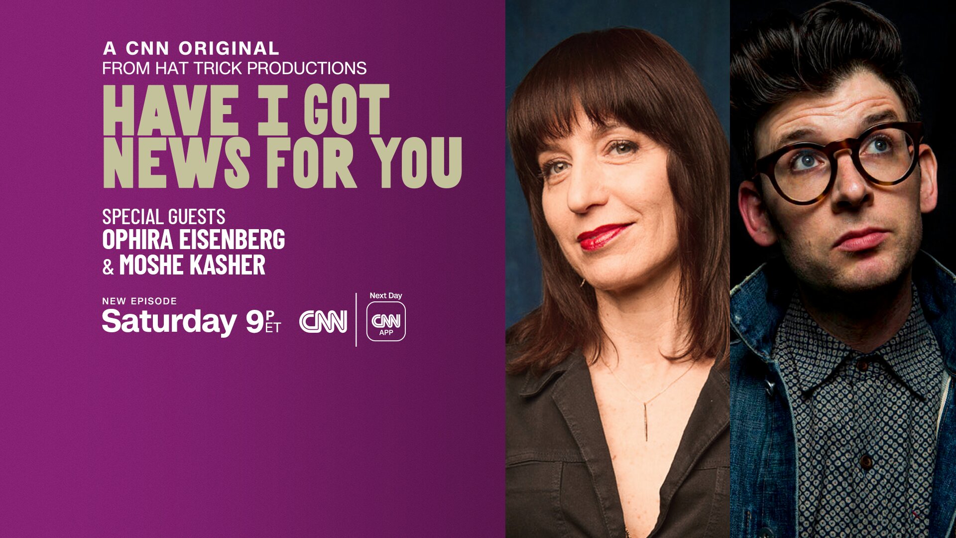 Have I Got News for You S4E8 Ophira Eisenberg, Moshe Kasher