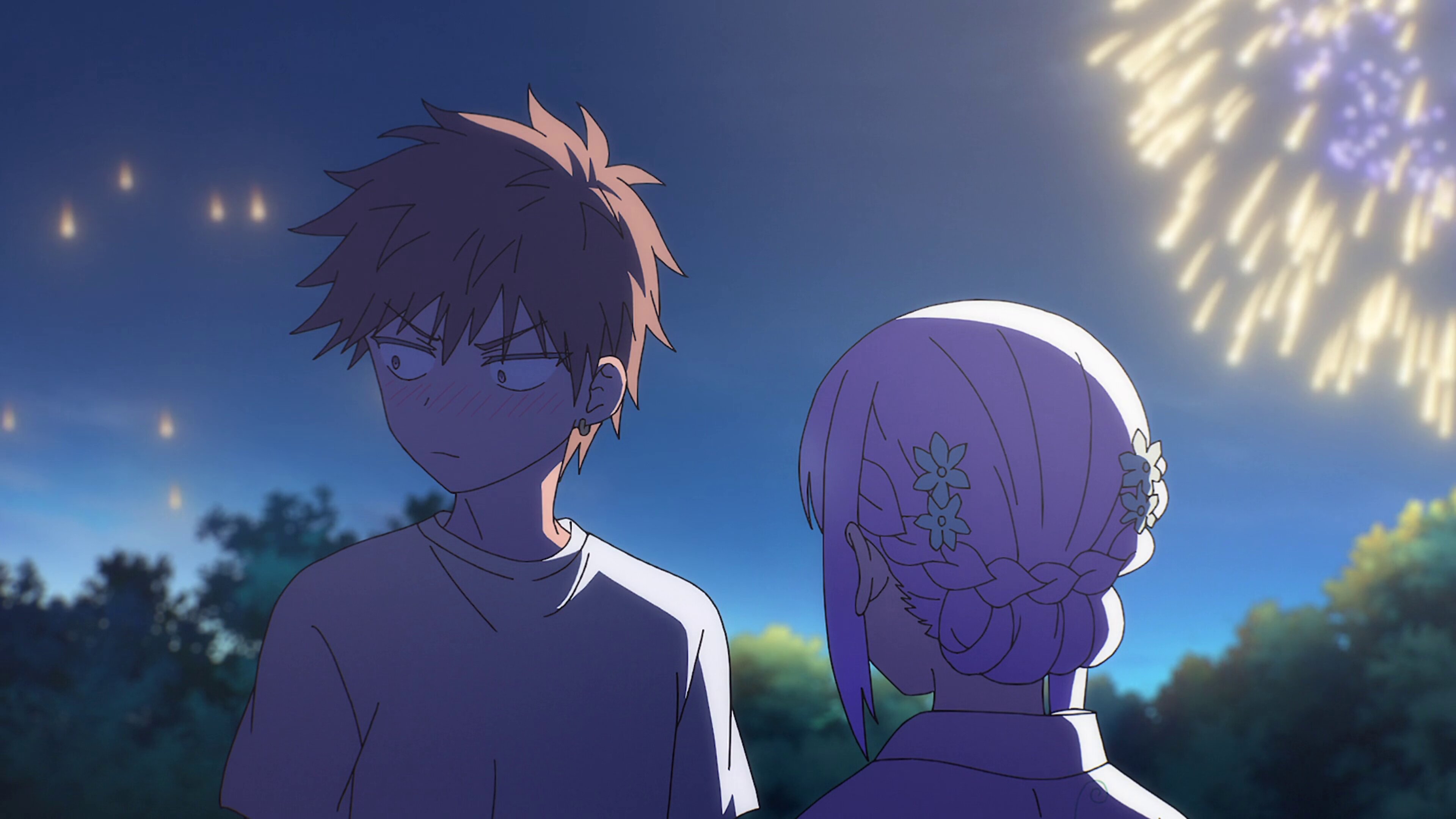 Inexpressive Kashiwada and Expressive Oota S1E12 Kashiwada-san and Oota-kun and the Summer Festival