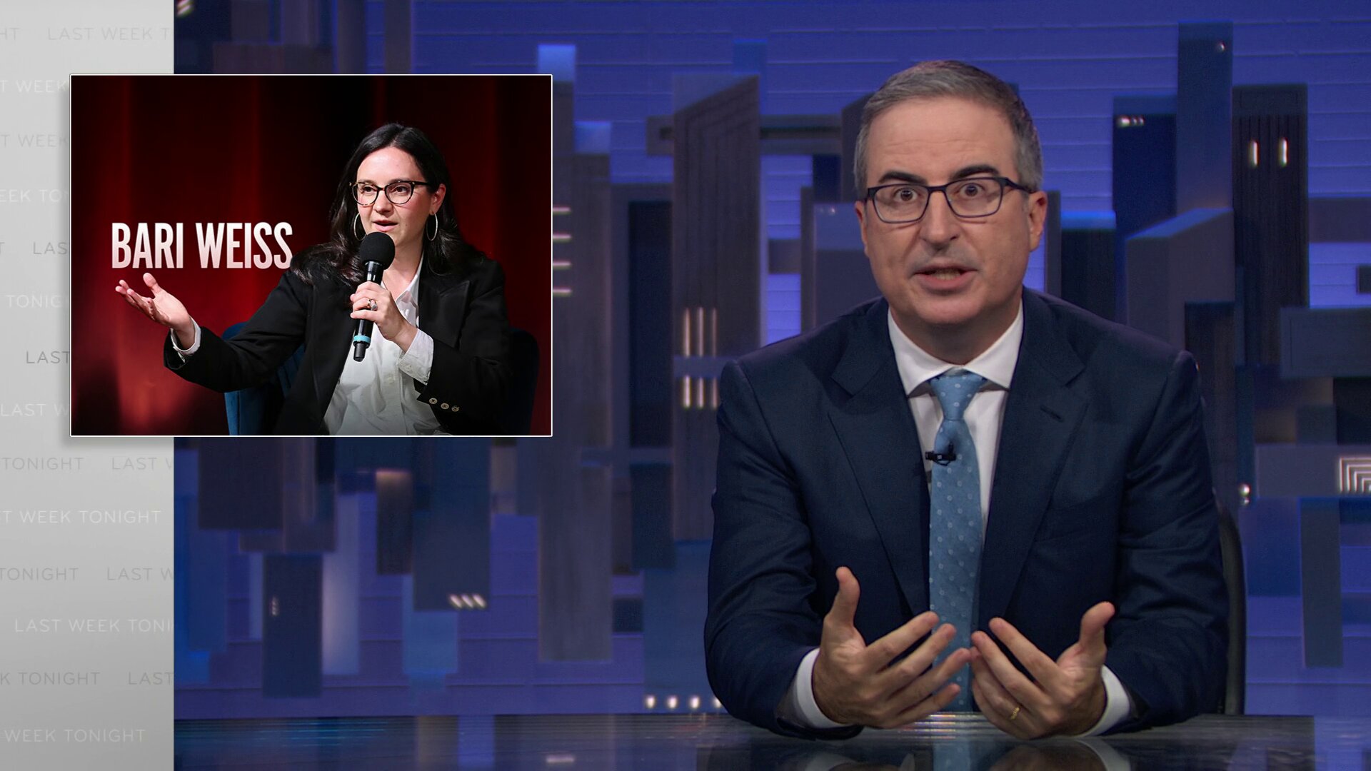 Last Week Tonight with John Oliver S12E26 Bari Weiss