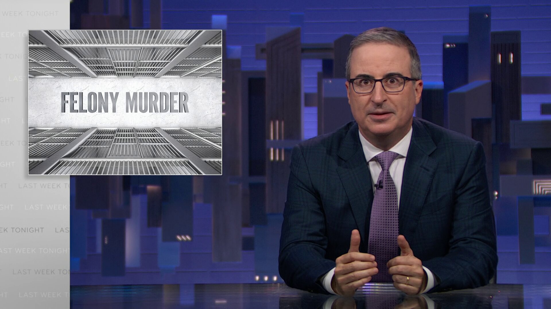 Last Week Tonight with John Oliver S12E29 Felony Murder