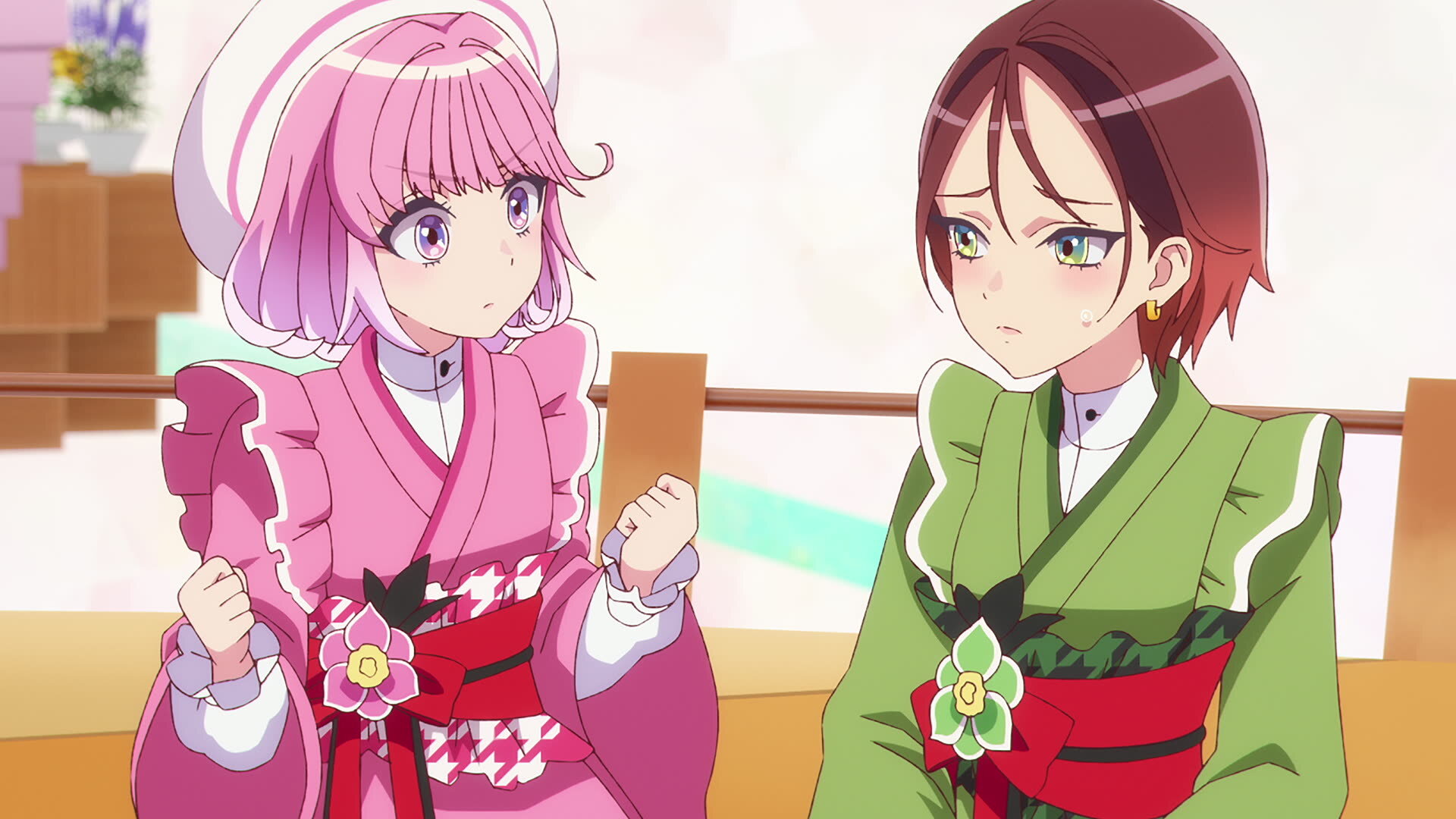 Maebashi Witches S1E6 Choco's Big Round Chocolate Cake