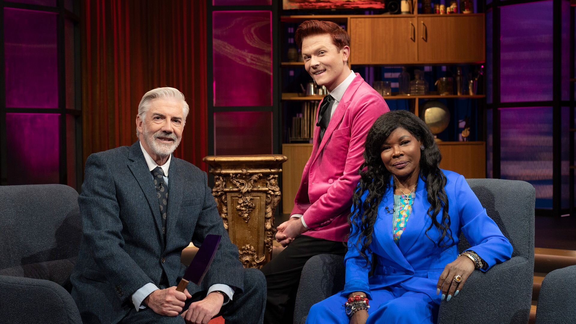 Shaun Micallef's Eve of Destruction S2E5 Rhys Nicholson and Marcia Hines