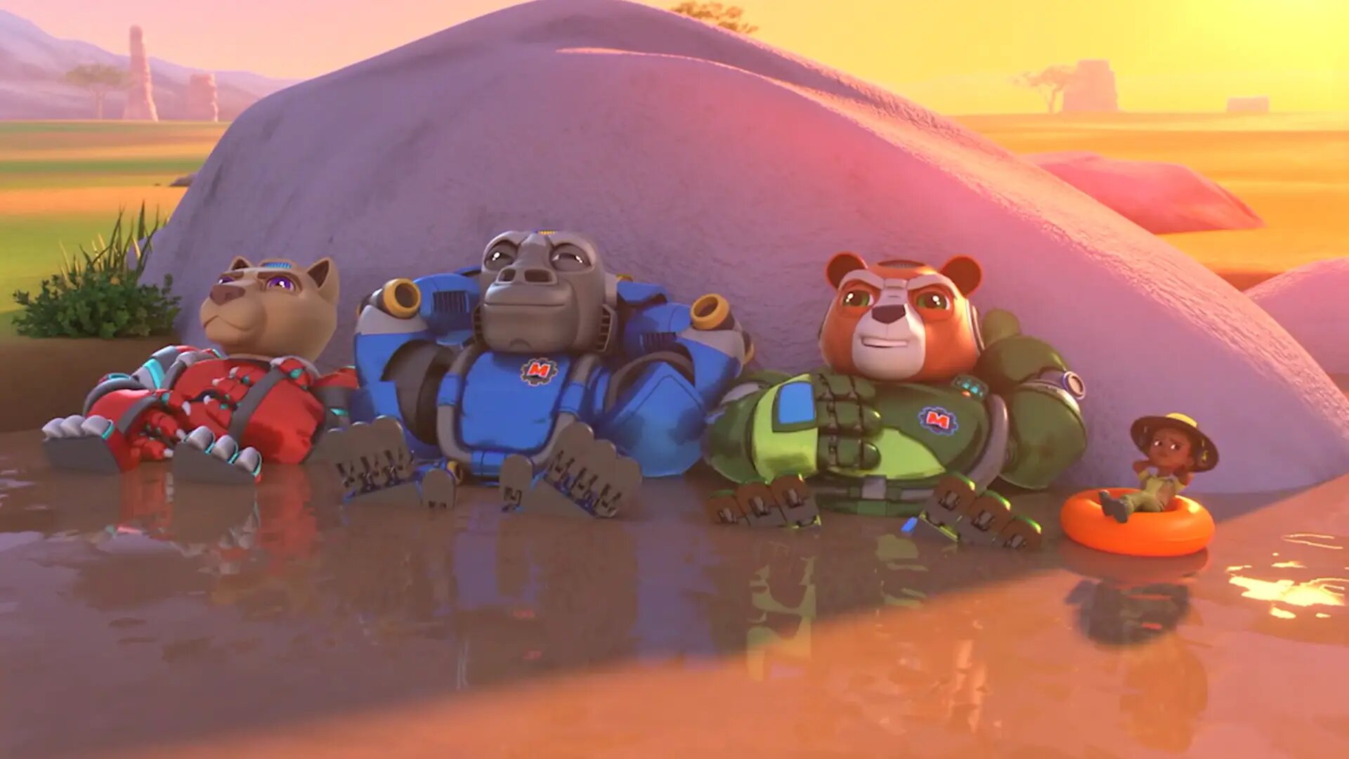 Team Mekbots: Animal Rescue S1E7 Geyser Surprise and Other Adventures