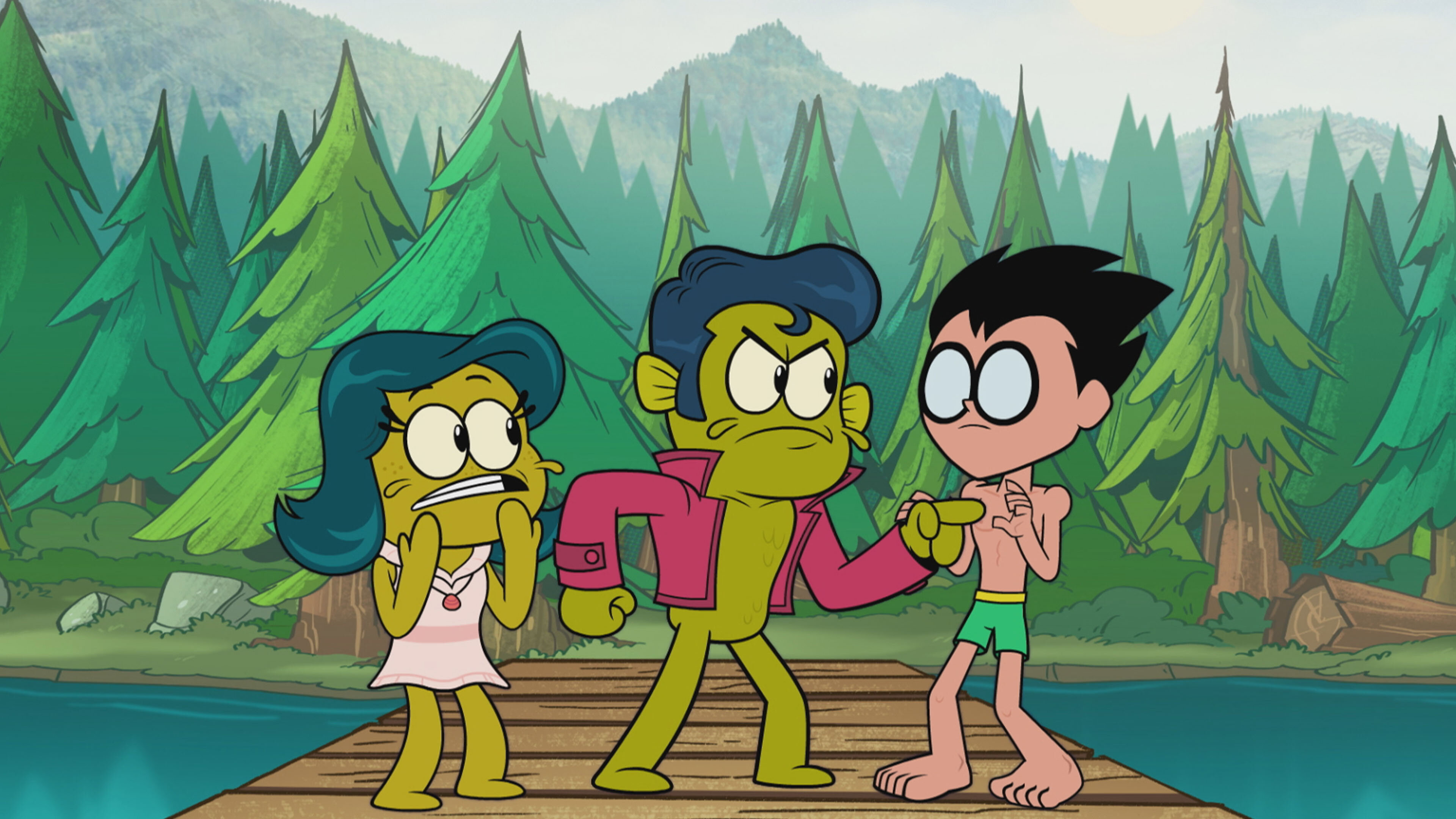 Teen Titans Go! S9E17 Lake Side Story