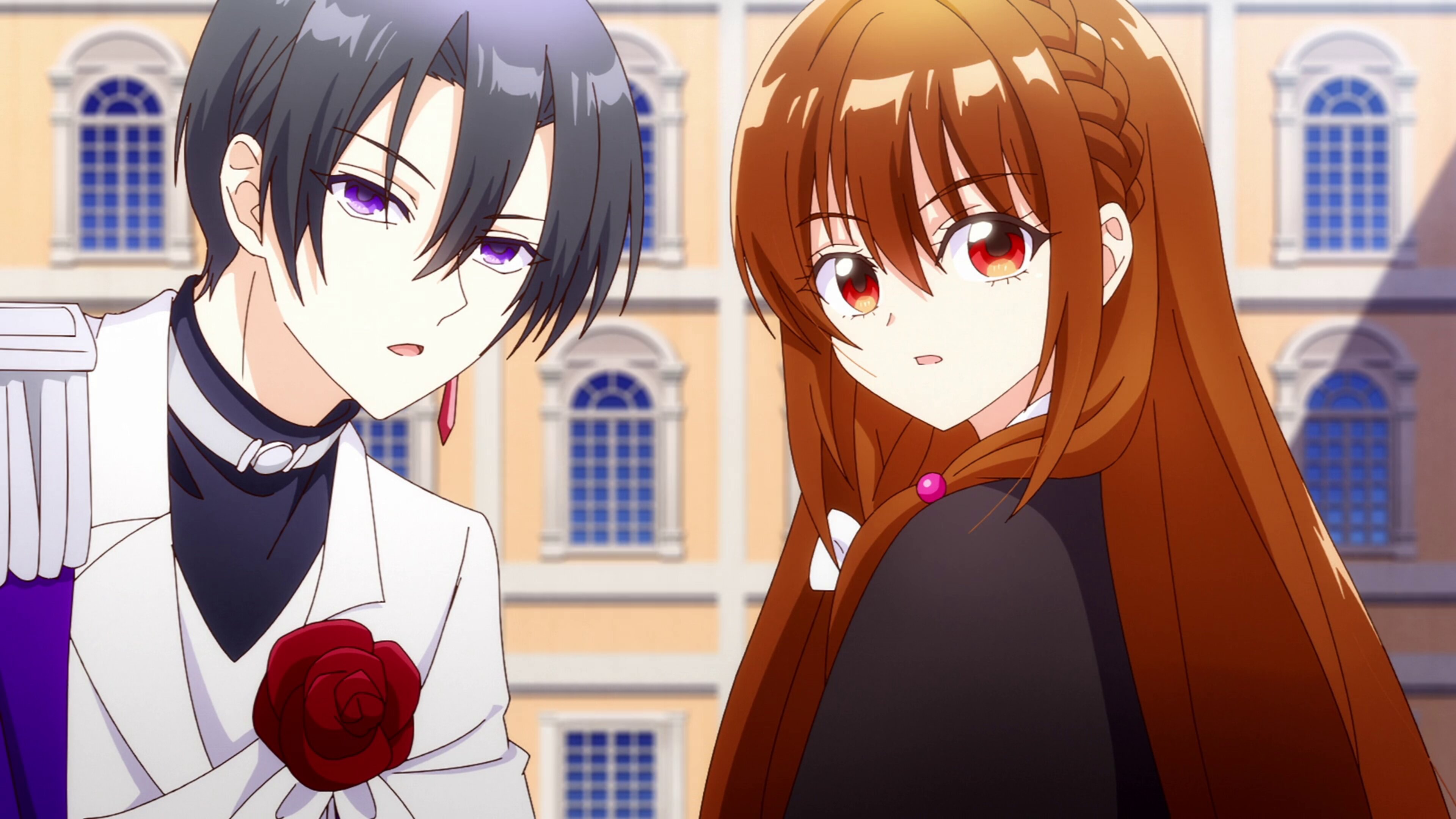 The Dark History of the Reincarnated Villainess S1E5 A Sick Person's Temperature Is Taken Forehead To Forehead