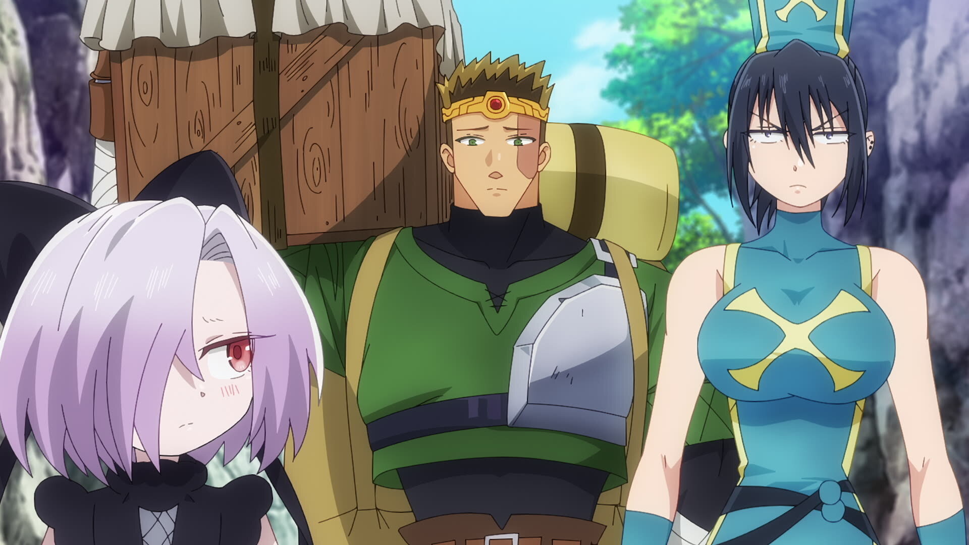 The Shy Hero and the Assassin Princesses S1E6 The Shy Hero and the Costumed Princesses