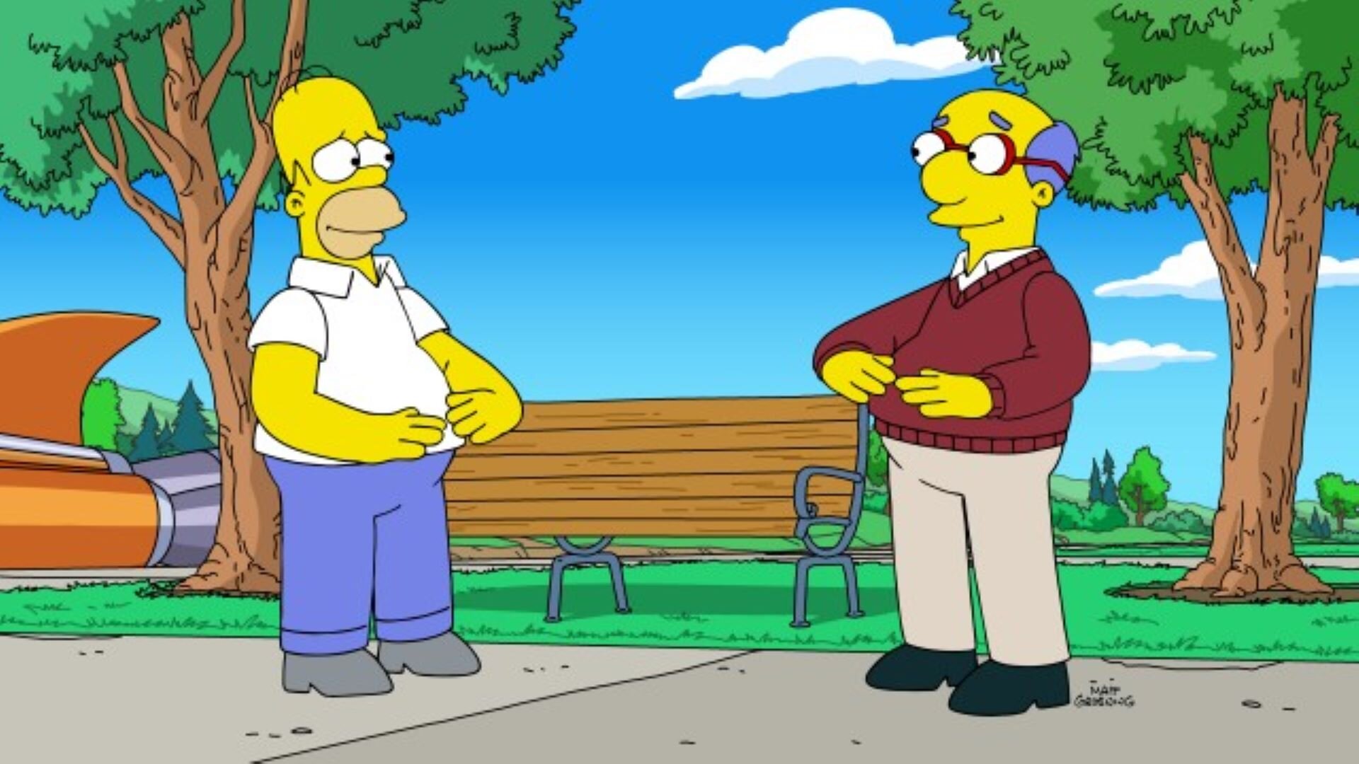 The Simpsons S37E15 Homer? A Cracker Bro?