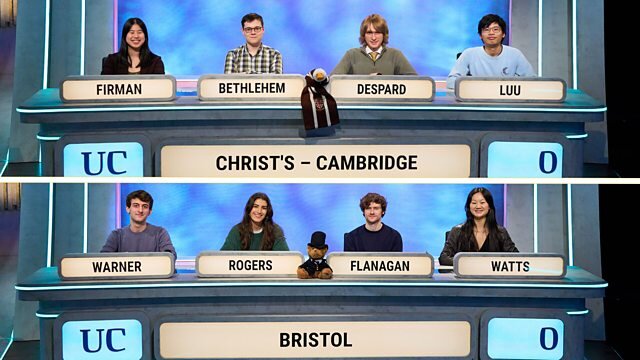 University Challenge S54E35 Christ's College, Cambridge v Bristol