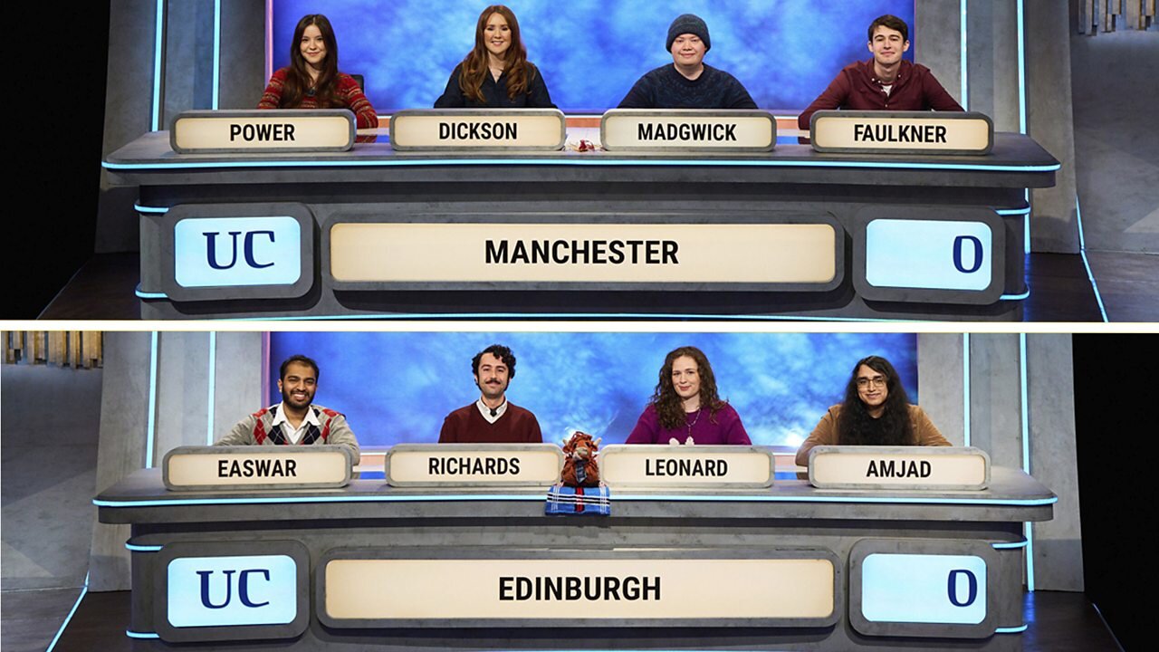 University Challenge S55E25 Manchester v Edinburgh
