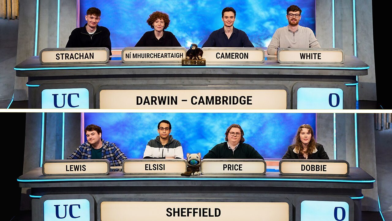 University Challenge S55E27 Darwin College, Cambridge v Sheffield
