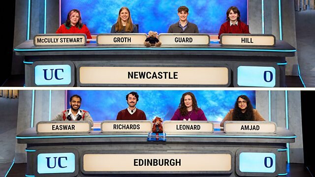 University Challenge S55E4 Newcastle v Edinburgh