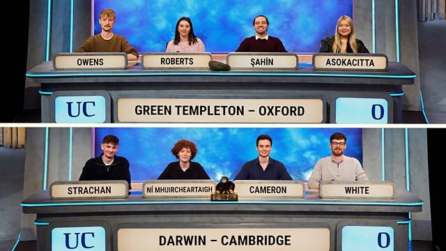 University Challenge S55E9 Green Templeton College, Oxford v Darwin College, Cambridge