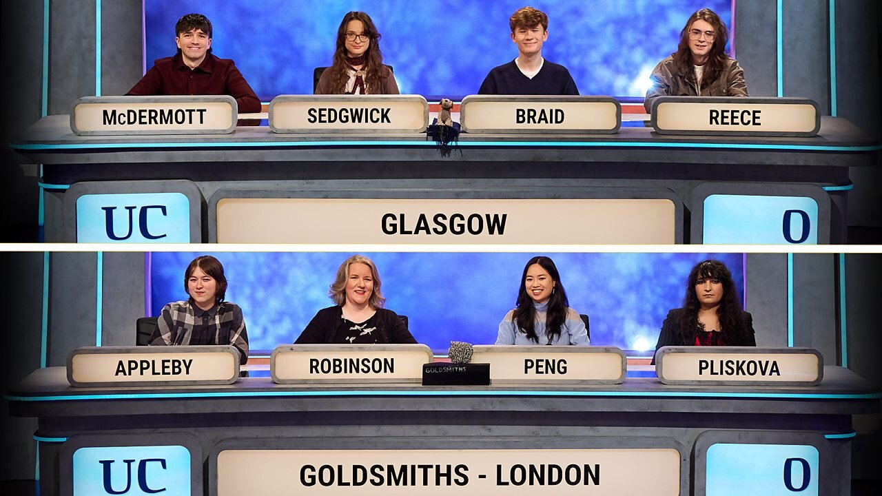 University Challenge S56E13 Glasgow v Goldsmiths