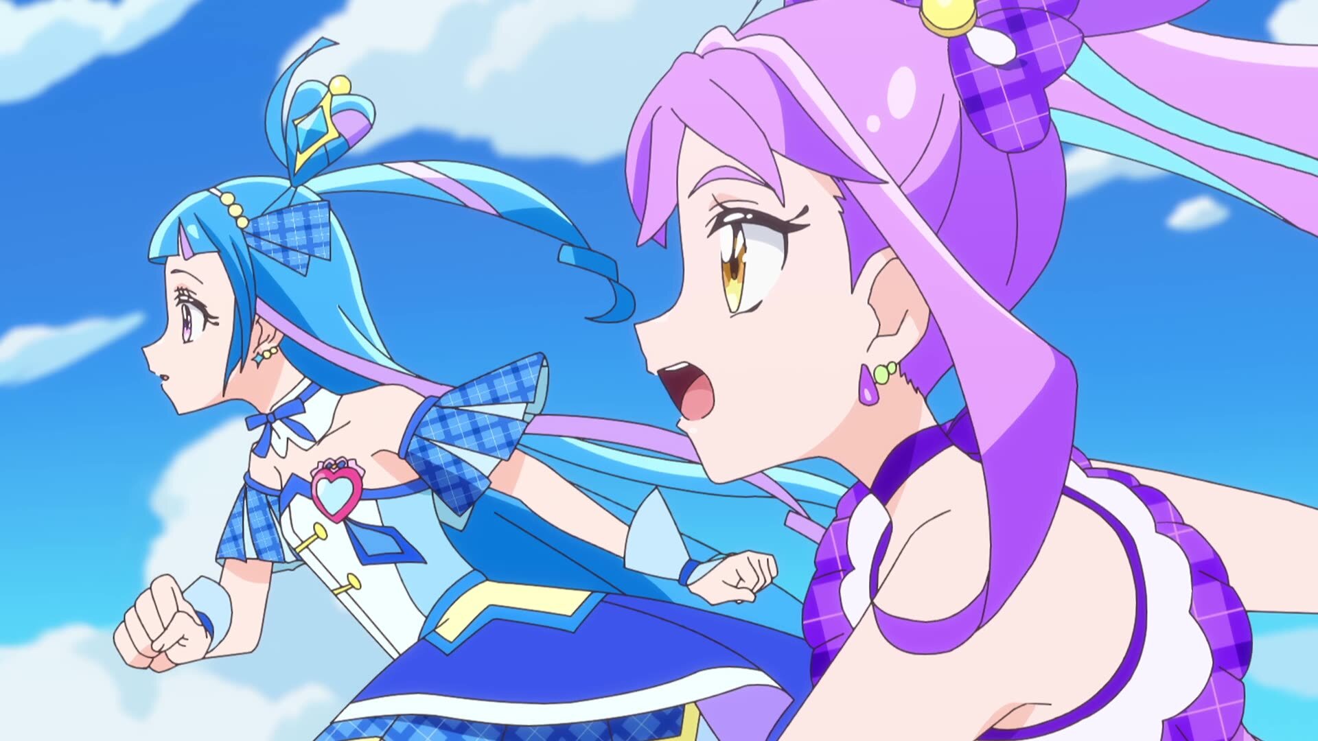 You and Idol Precure S1E19 The Pair's Vow! Cure Zukyoon and Cure Kiss Debut!